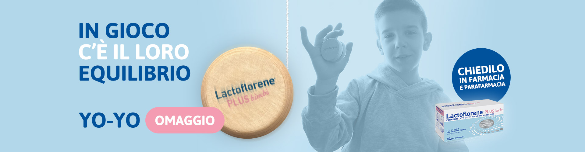 In gioco c'è il loro equilibrio, yo-yo omaggio