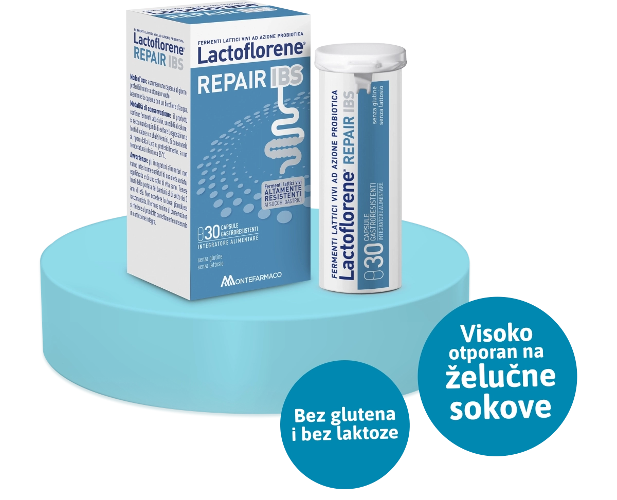 Lactoflorene Repair IBS – gastrorezistentne kapsule