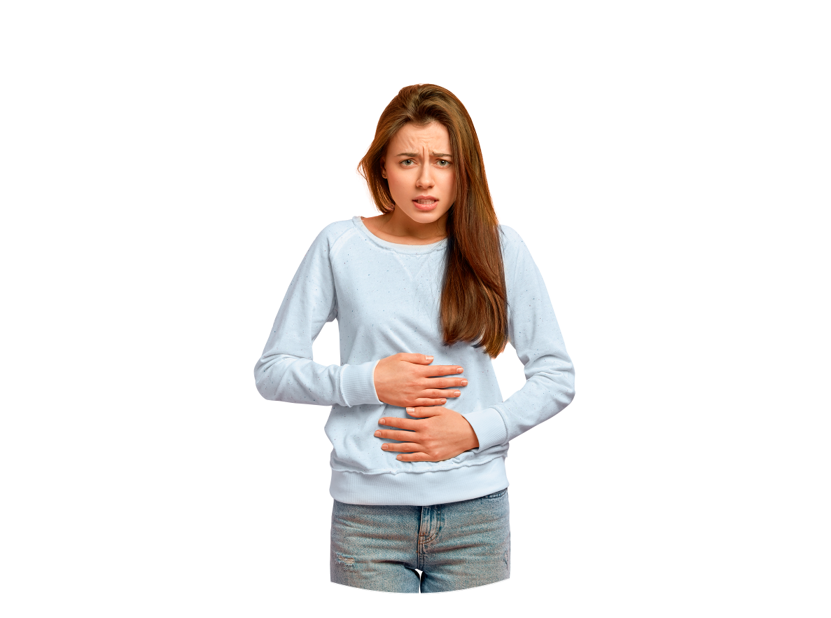 immagine sintomi e cause dello squilibrio intestinale